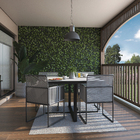 Muro Inglês Artificial Plástico Abeto Verde 100x100x22cm