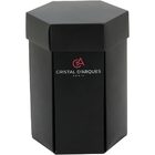 Mythe Vaso Decorativo Enfeite 27x17x17cm Cristal Transparente