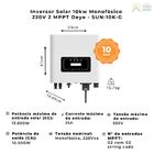 Nac Sun-10k-g02p1-eu-am2 - Inversor Gt 10kw 220v Monofásico 2