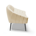 Namoradeira 02 Lugares Giovana Corino Pés Palito De Ferro D03