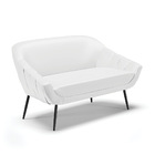 Namoradeira 02 Lugares Giovana Corino Pés Palito De Ferro D03