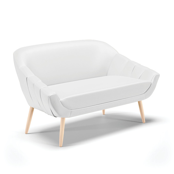 Namoradeira 02 Lugares Giovana Corino Pés Palito Natural D03