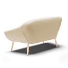 Namoradeira 02 Lugares Giovana Corino Pés Palito Natural - D'