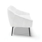 Namoradeira 02 Lugares Giovanas Corano Pés Palito De Ferro D0