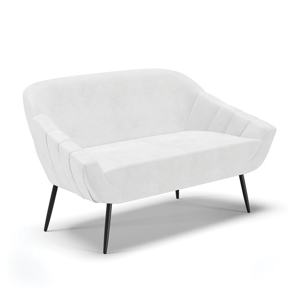 Namoradeira 02 Lugares Giovanas Corano Pés Palito De Ferro D0