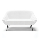 Namoradeira 02 Lugares Giovanas Corano Pés Palito De Ferro D0