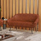 Namoradeira 02 Lugares Giovanas Corano Pés Palito De Ferro D0