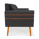 Namoradeira 02 Lugares Mari Corino Pés Palito Castanho D03 -