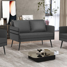 Namoradeira 02 Lugares Mari Corino Pés Palito De Ferro D03 -