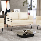 Namoradeira 02 Lugares Mari Corino Pés Palito De Ferro D03 -