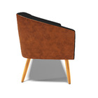 Namoradeira 02 Lugares Stella Corano Nozes Com Linho Preto A7