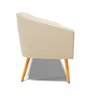 Namoradeira 02 Lugares Stella Corino Pés Palito Castanho - D'