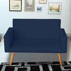 Namoradeira 2 Lugares Com 2 Poltronas Nina Azul Marinho