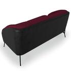 Namoradeira 2 Lugares Corano/veludo Marsala Domi