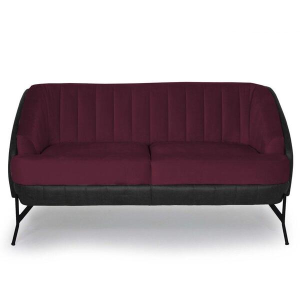 Namoradeira 2 Lugares Corano/veludo Marsala Domi