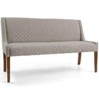 Namoradeira 2 Lugares Lolla Base De Madeira 142 Cm Matelassê