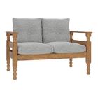 Namoradeira 2 Lugares Madeira Maciça Liz Multimóveis Cr7002.t