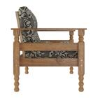 Namoradeira 2 Lugares Madeira Maciça Liz Multimóveis Vcr7002