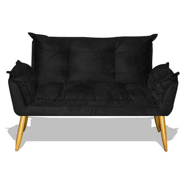 Namoradeira 2 Lugares Opala Suede Pés Palito - Ssx Multicoisa