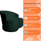 Namoradeira 2 Lugares Orgânica Decorativa Lara Veludo Verde/p