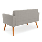 Namoradeira 2 Lugares Pé Palito Castanho Elisa Bouclê D03 - D