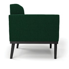 Namoradeira 2 Poltronas Base Madeira Fixa Pto Elisa Bouclê D0