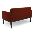 Namoradeira 2 Poltronas Base Madeira Fixa Pto Elisa Bouclê D0