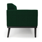 Namoradeira 2 Poltronas Base Madeira Fixa Pto Elisa Bouclê Ve