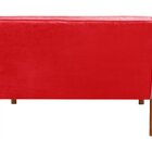 Namoradeira Anita Sofá 2 Lugares Moderna Braço Madeira Suede