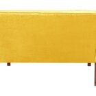 Namoradeira Anita Sofá 2 Lugares Moderna Braço Madeira Veludo