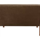 Namoradeira Anita Sofá 2 Lugares Moderna Braço Madeira Veludo