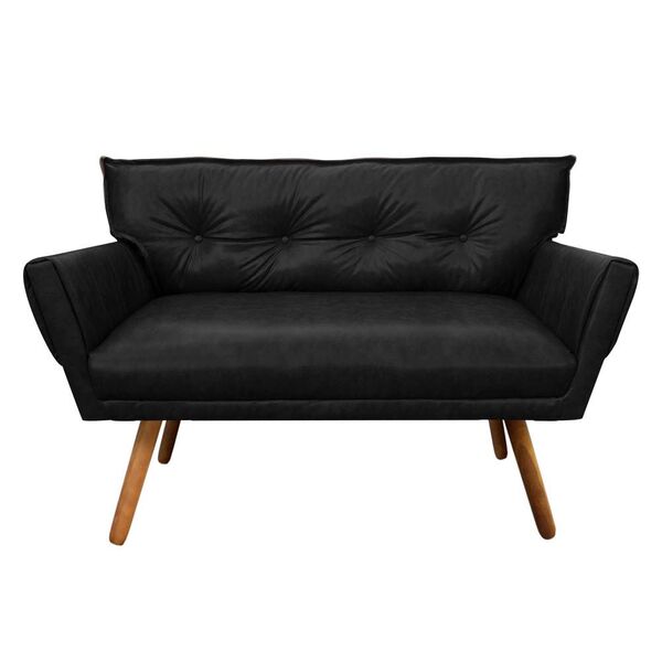 Namoradeira Anitta Corano Preto Pés Palito Castanho D03 - D'r