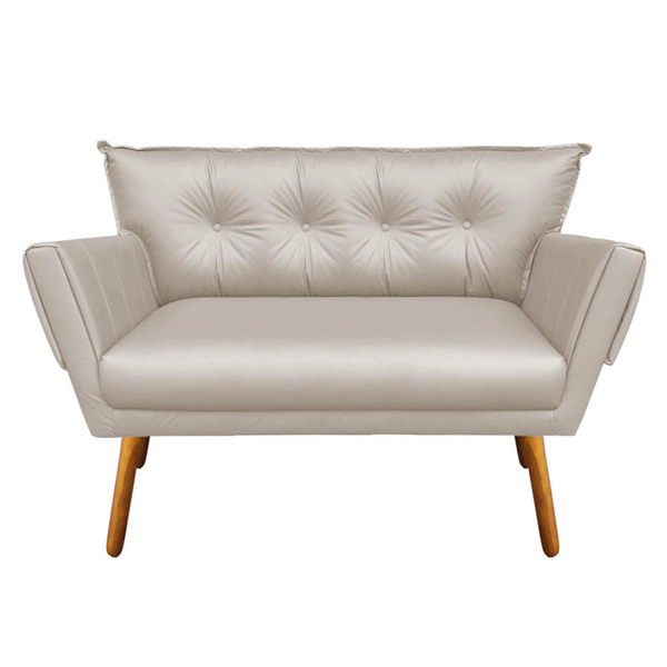 Namoradeira Anitta Corino Bege Pes Palito Castanho D03 - D'ro