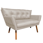 Namoradeira Anitta Corino Bege Pes Palito Castanho D03 - D'ro