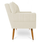 Namoradeira Anitta Linho Areia A27 Pés Palito Castanho - D'ro