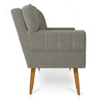 Namoradeira Anitta Linho Pés Palito Castanho - D03 D'rossi -