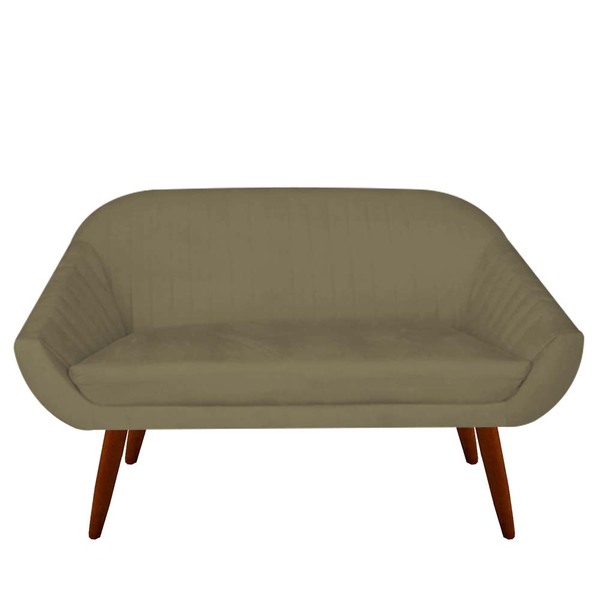 Namoradeira Anitta Pés Palito Suede Marrom Rato  - D'classe D