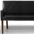 Namoradeira Base De Madeira 02 Lugares 140 Cm Corano Black