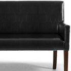 Namoradeira Base De Madeira 02 Lugares 140 Cm Corano Black