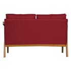 Namoradeira Base Reforçada Luxo Corino Vitoria Vermelho