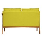 Namoradeira Base Reforçada Luxo Veludo Vitoria Amarelo