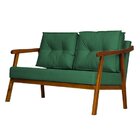 Namoradeira Base Reforçada Luxo Veludo Vitoria Verde