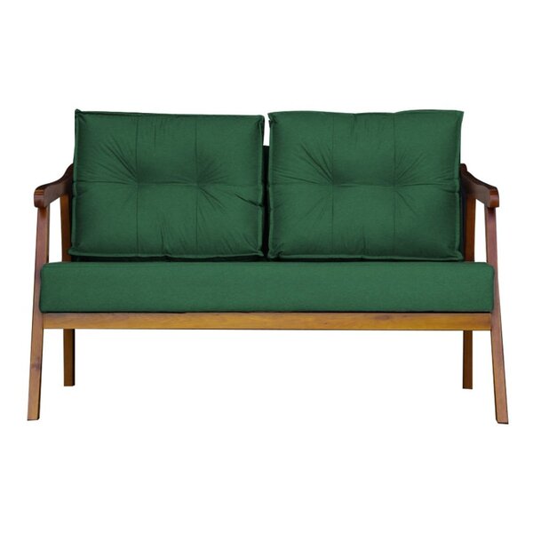 Namoradeira Base Reforçada Luxo Veludo Vitoria Verde