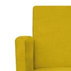 Namoradeira Beatriz Pés Palito Mel Suede Amarelo - Amarena Mó