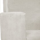 Namoradeira Beatriz Pés Palito Mel Suede Bege - Amarena Móveis