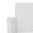 Namoradeira Beatriz Pés Palito Mel Suede Branco - Amarena Móv