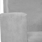 Namoradeira Beatriz Pés Palito Mel Suede Cinza - Amarena Móve