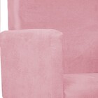 Namoradeira Beatriz Pés Palito Mel Suede Rosa Bebê - Amarena