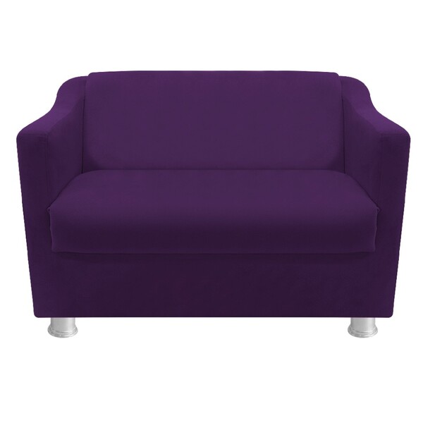 Namoradeira Catar Suede Roxo - Amarena Móveis