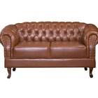 Namoradeira Chest 2 Lugares Duque Courano 150cm Caramelo